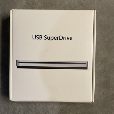 Apple USB SuperDrive A1379 MD564ZM/A External CD DVD Drive w/ Original Box