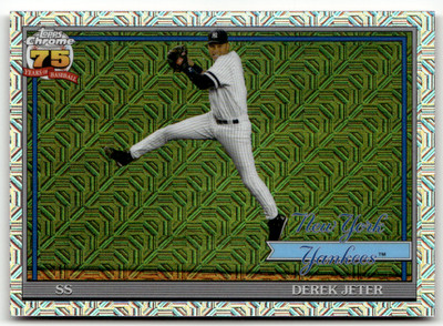 2026  Topps  Chrome 75 Years MLB  No. 91C-73  Derek Jeter  Mojo