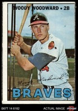 1967 Topps #546 Woody Woodward Braves 1.5 - FAIR