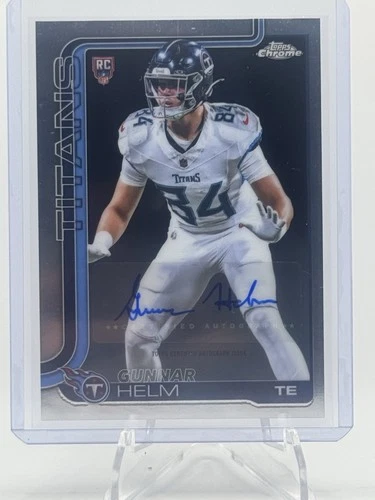 2025 Topps Chrome Gunnar Helm Base (RAW)