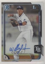 2015 Bowman Chrome Prospects Refractor 12/499 Willy Adames #BCAP-WA Auto s3g