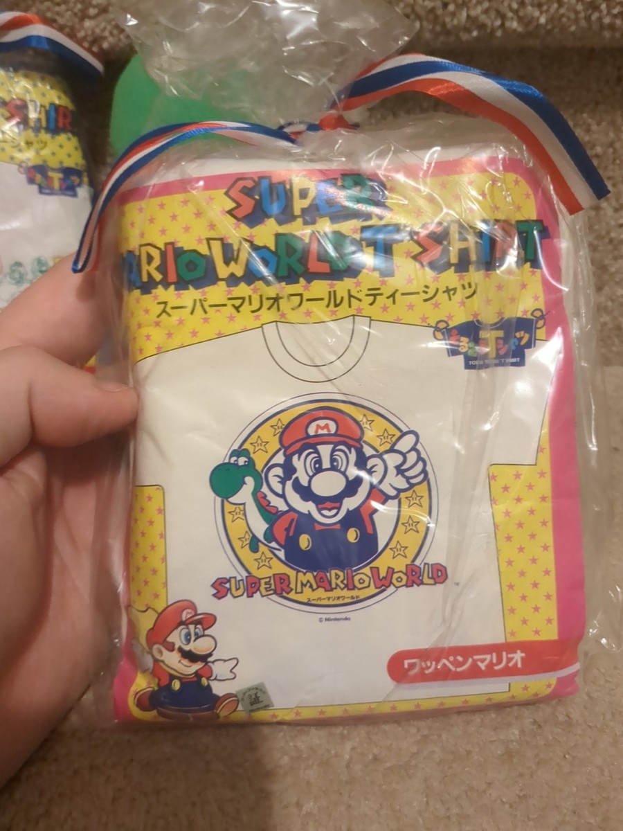 Super Mario World Nintendo Banpresto 1993 T Shirt One Size NEW