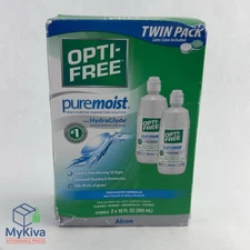 Opti Free Puremoist Multi Purpose Disinfecting Solution Twin Pack Exp 10 2027