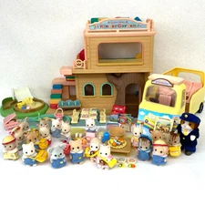 Sylvanian Families Calico Critters Bundle VTG Nursery Kindergarten Friends Lot