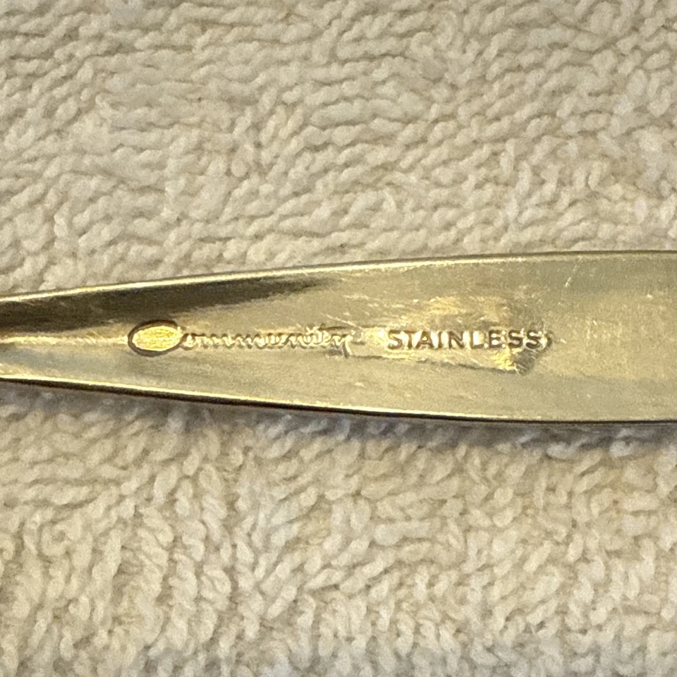 4 Oval Soup Place Table Spoons VENETIA Oneida Community Stainless 6 7/8” +1 - Image 3 of 3