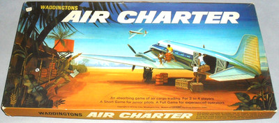 AIR CHARTER Brettspiel Waddingtons Family Strategy 1970 KOMPLETT TOP RETRO