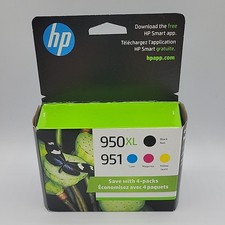 HP 950XL/951 Black/Color Original Ink Cartridges (C2P01FNM) Exp. 3/2027
