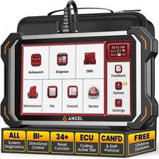 ANCEL DS600 Elite OBD2 Diagnostic Scanner All System Code Reader ECU Coding Plus