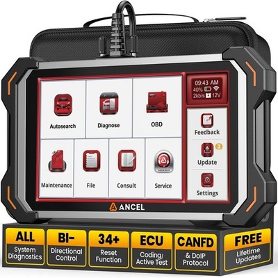 ANCEL DS600 Elite Bidirectional Car Diagnostic Tool OBD2 Scanner Full System IMM