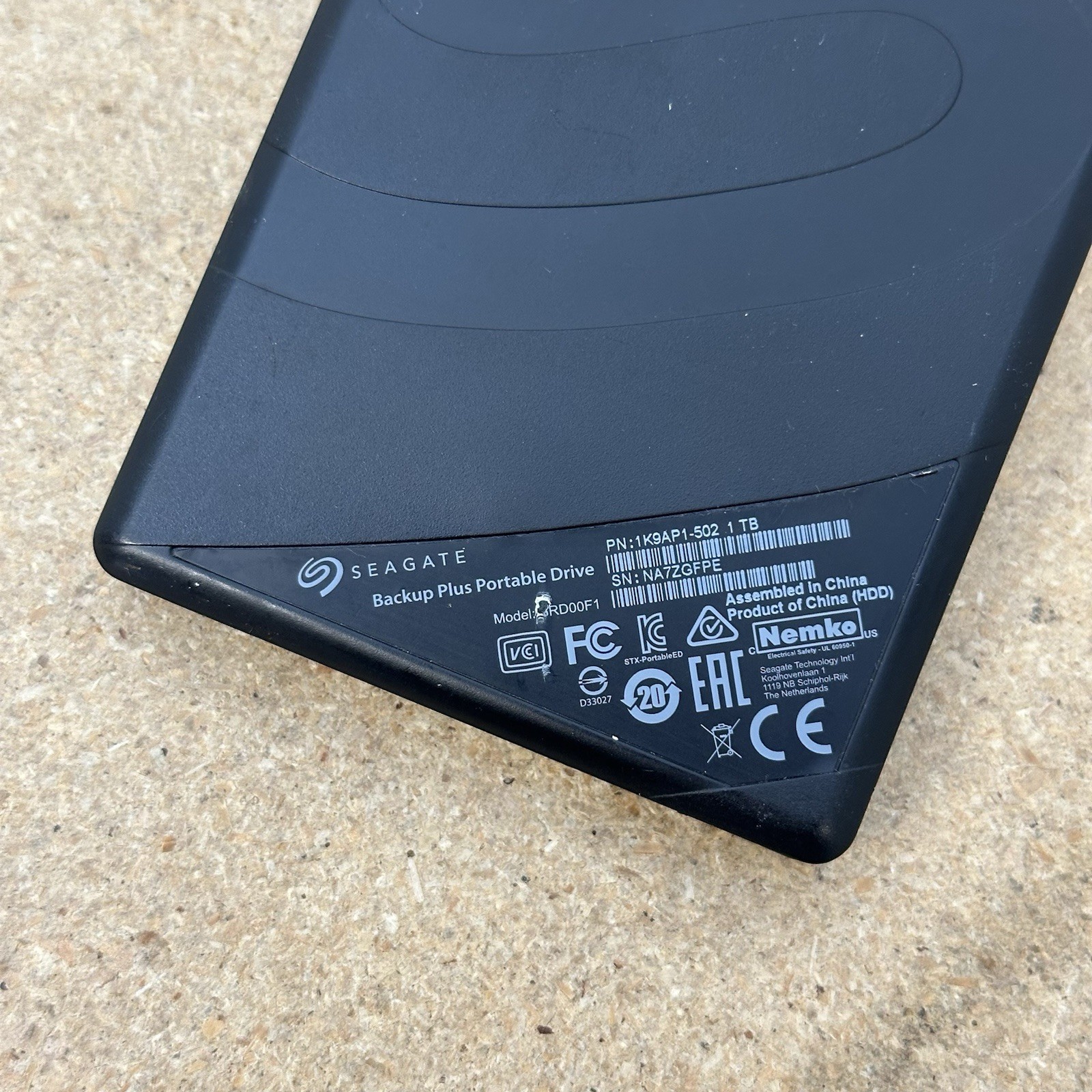 Seagate Backup Plus Portable External Hard Drive – 1TB – USB 3.0 – Model SRD00F1