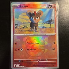 Litleo (Master Ball Pattern) 015/131 Sv: Prismatic Evolutions Reverse Holo Card