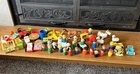 Vintage Fisher Price Little People Mixed Lot Figures Vehicles Furniture