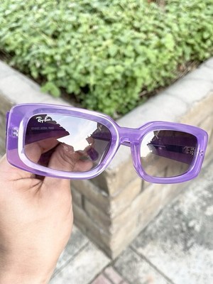 New Ray Ban Kiliane Bio-Based RB4395 4395 Transparent Purple Gray Lens 54/21