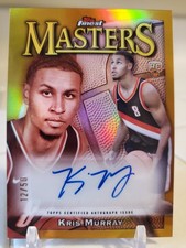 2024 Topps Finest GOLD Refractor AUTO #/50 KRIS MURRAY Rookie Card Autograph RC