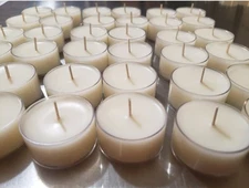 Cypress & Bayberry Soy Tealights 12 Count Poured with Fragrant/Essential Oils 