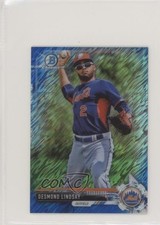 2017 Bowman Chrome Minis Prospects Blue Shimmer Refractor Desmond Lindsay 1b8