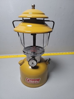 #ad 5 1972 Coleman 200A RARE Gold Bond Gas Lantern $1200.00