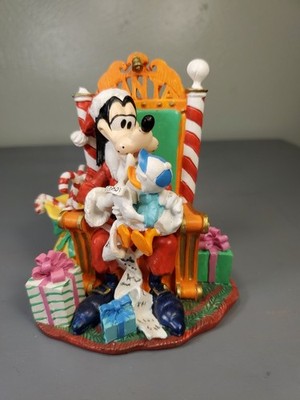 Disney Santa Goofy & Louie Christmas List Figurine, 3 5/8'' x 4'' H Presents Toys