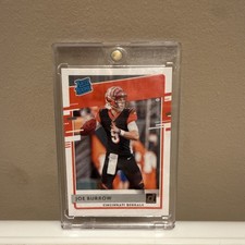 2020 Panini Donruss Rated Rookie Joe Burrow #301 Bengals NFL Football Card . rookie card picture