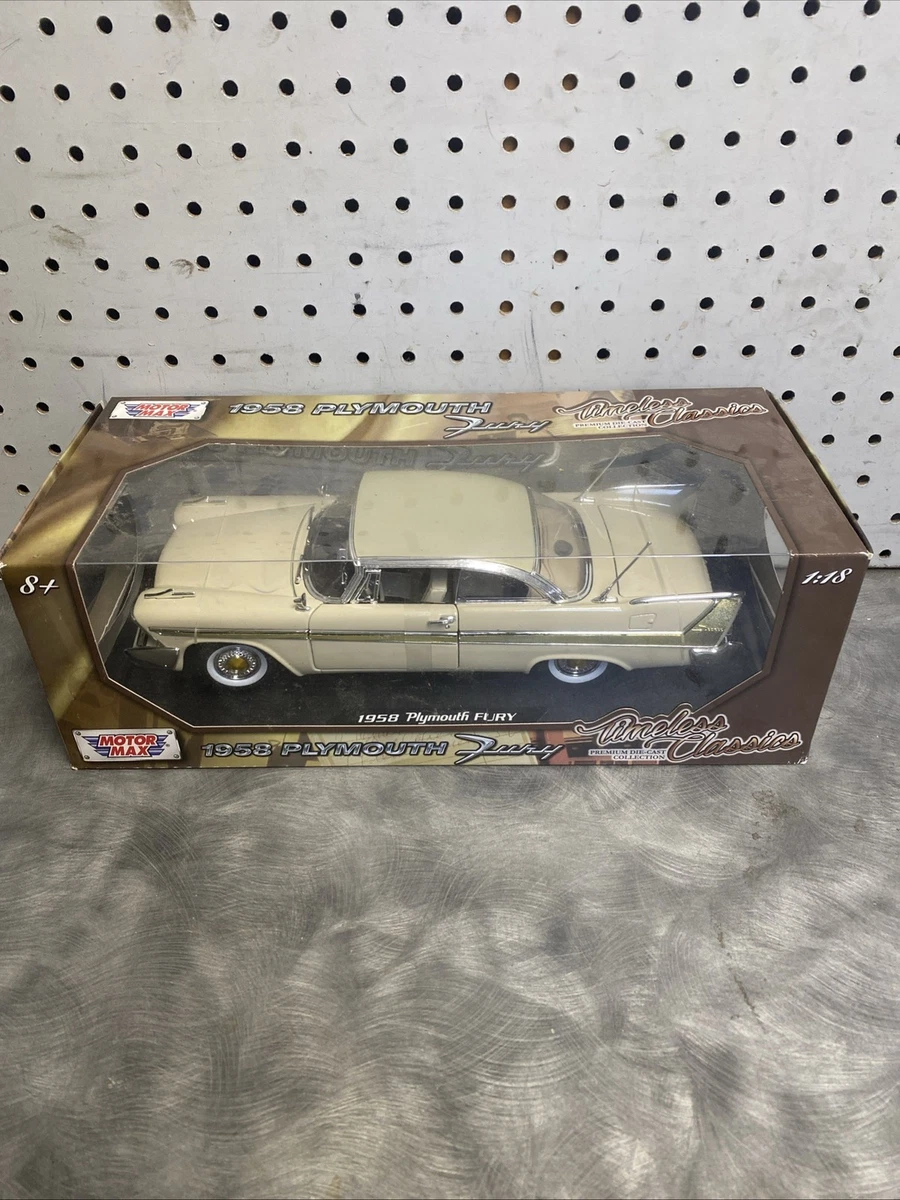 MOTORMAX Plymouth Fury Contemporary Manufacture Diecast Cars for