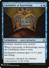 x1 Cartouche of Knowledge - Mystery Booster - NM - MTG