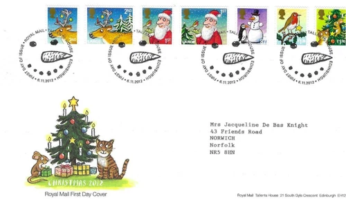 GB Comm/FDC - Christmas 2012 - Edinburgh -  2012 (RM1004)