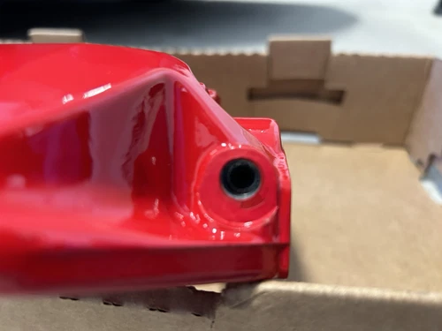 Lexus Brembo GT4 4 Piston BBK Rear Passenger Bleeders Stripped. Please Read - Picture 6 of 9