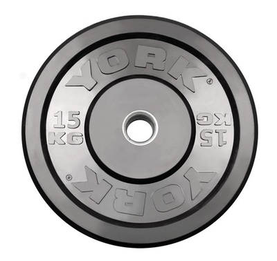 #ad York Barbell Rubber Training Bumper Plate – Olympic Weight Plates with 2quot; $146.46