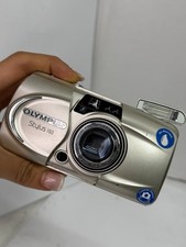Olympus Stylus 150 Silver Handheld Compact 35mm Point  Shoot Film Camera