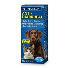 Pet Anti-Diarrheal Liquid Solution for Dogs  Cats - 4 fl oz