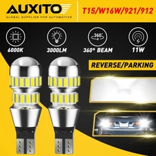 LED Backup Reverse Lights Bulbs White 921 912 916 922 T15 6000K Xenon White W16W