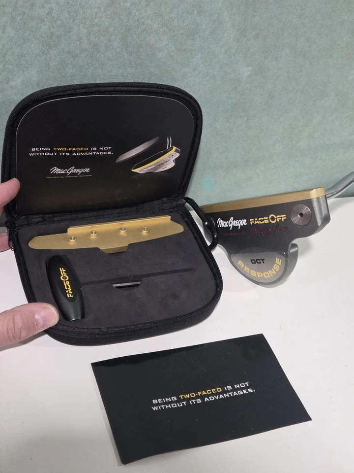 MacGregor Face Off Bobby Grace DCT Response Putter Titanium & Polymer Face Set - Image 2 of 4