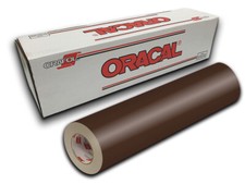 12" X 10ft - Brown Oracal 651 Craft  Hobby Cutting Vinyl Roll