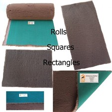 PnH Veterinary Bedding ® - BROWN - Green Back Dog Vet Bed, Puppy Whelping Fleece