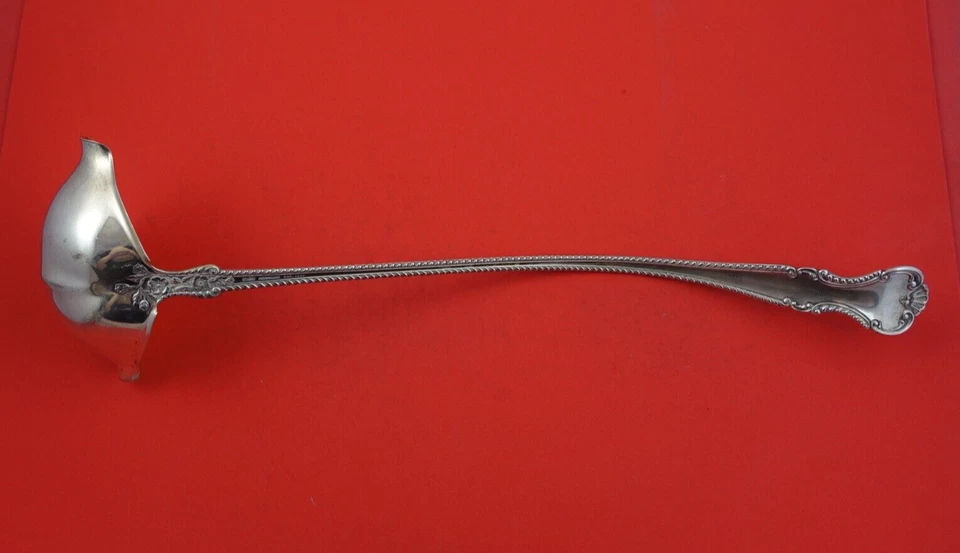 Cucharón perforador de plata esterlina Cambridge by Gorham FH AS original lavado en oro 15" Foto 2 de 3