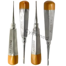 4 PCS STRAIGHT DENTAL SURGERY EXTRACTING EXTRACTION LUXATING ELEVATOR ( GERMAN )