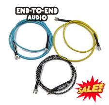 SALE! 2ft & 3ft Turntable Ground Wire | 18 AWG Premium Wire w/ Spade | Paracord