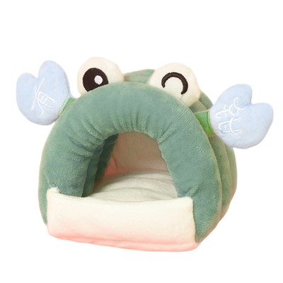 Support Bed Hamster Nest Hamster Nest with Cartoon Shape Washable for Winter