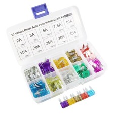 120pcs MINI Blade Fuse Assortment Auto Car Motorcycle SUV FUSES Kit APM ATM