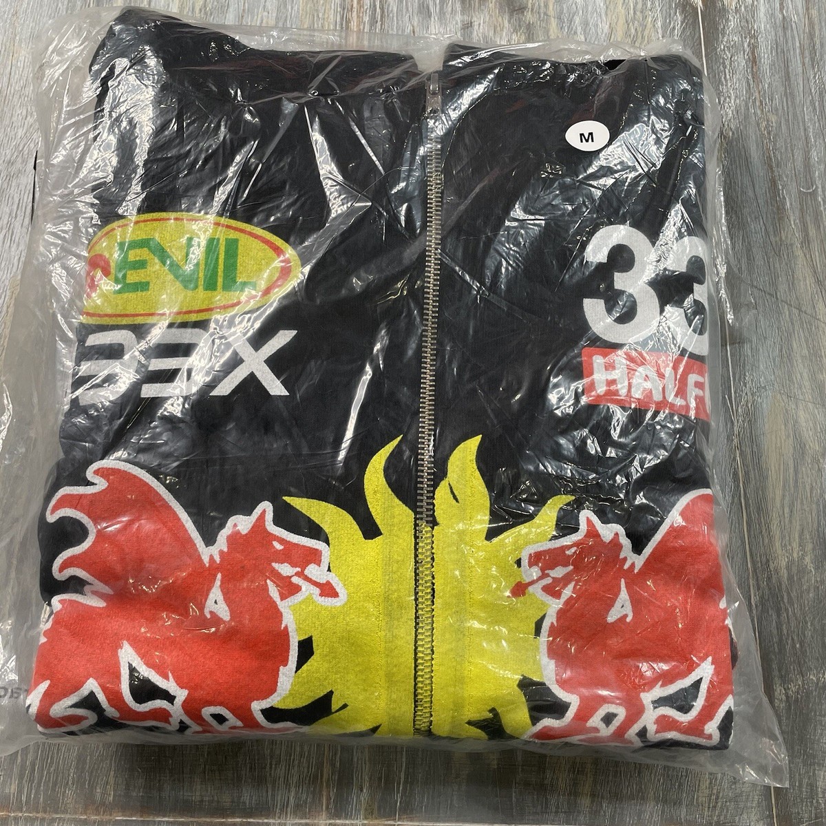 New Half Evil 333 Racer Hoodie Adult Medium Full Zip Sweater | eBay