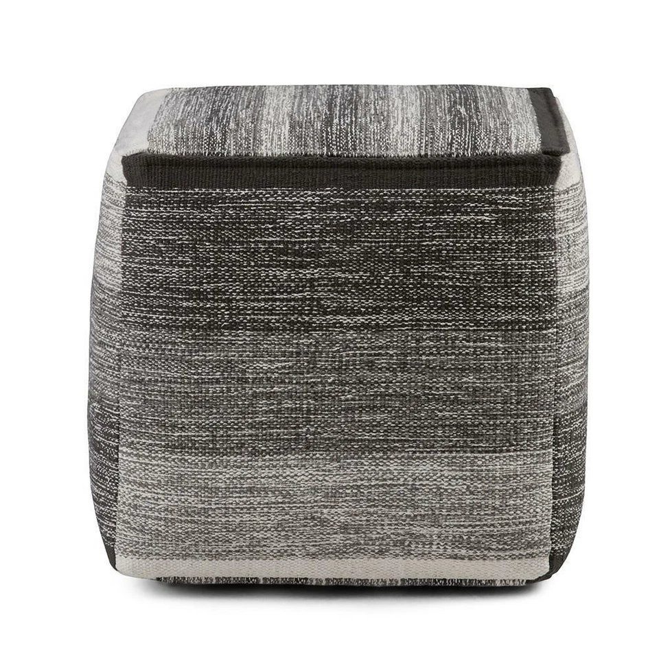 Naya 16 in Wide Cube Pouf - Image 3 of 4