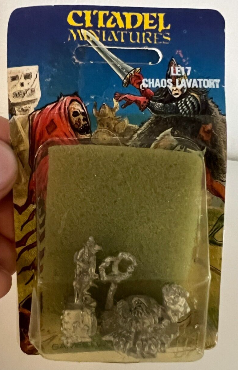 GW Citadel 1986 LE17 Chaos Lavatory Limited Edition Toilet
