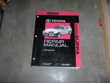 1994 Toyota Supra Coupe Engine Shop Service Repair Manual Twin Turbo 3.0L