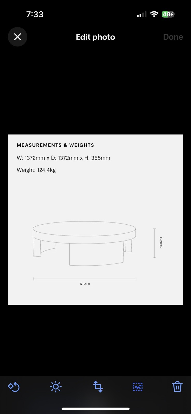 BRAND NEW COCO REPUBLIC ROUND COFFEE TABLE CALACATTA MARBLE RRP 5495 eBay
