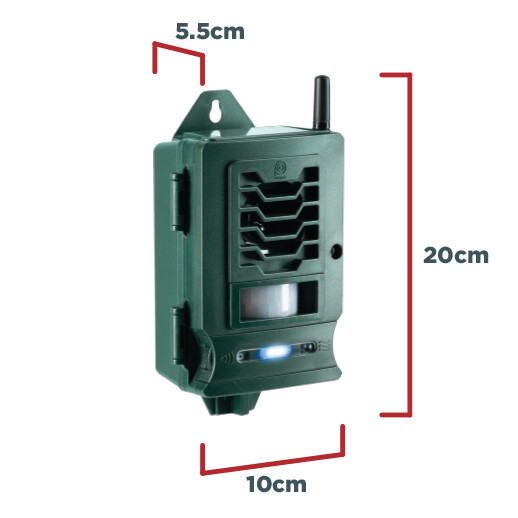 Pestbye Ultrasonic Cat Repeller Dog Fox Pest Battery Scarer Deterrent Repellent 5056228343592 eBay