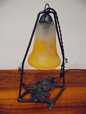 Art Nouveau / Art Deco Lampe Lamp - G. V. de Croismare - signed - Pâte de Verre