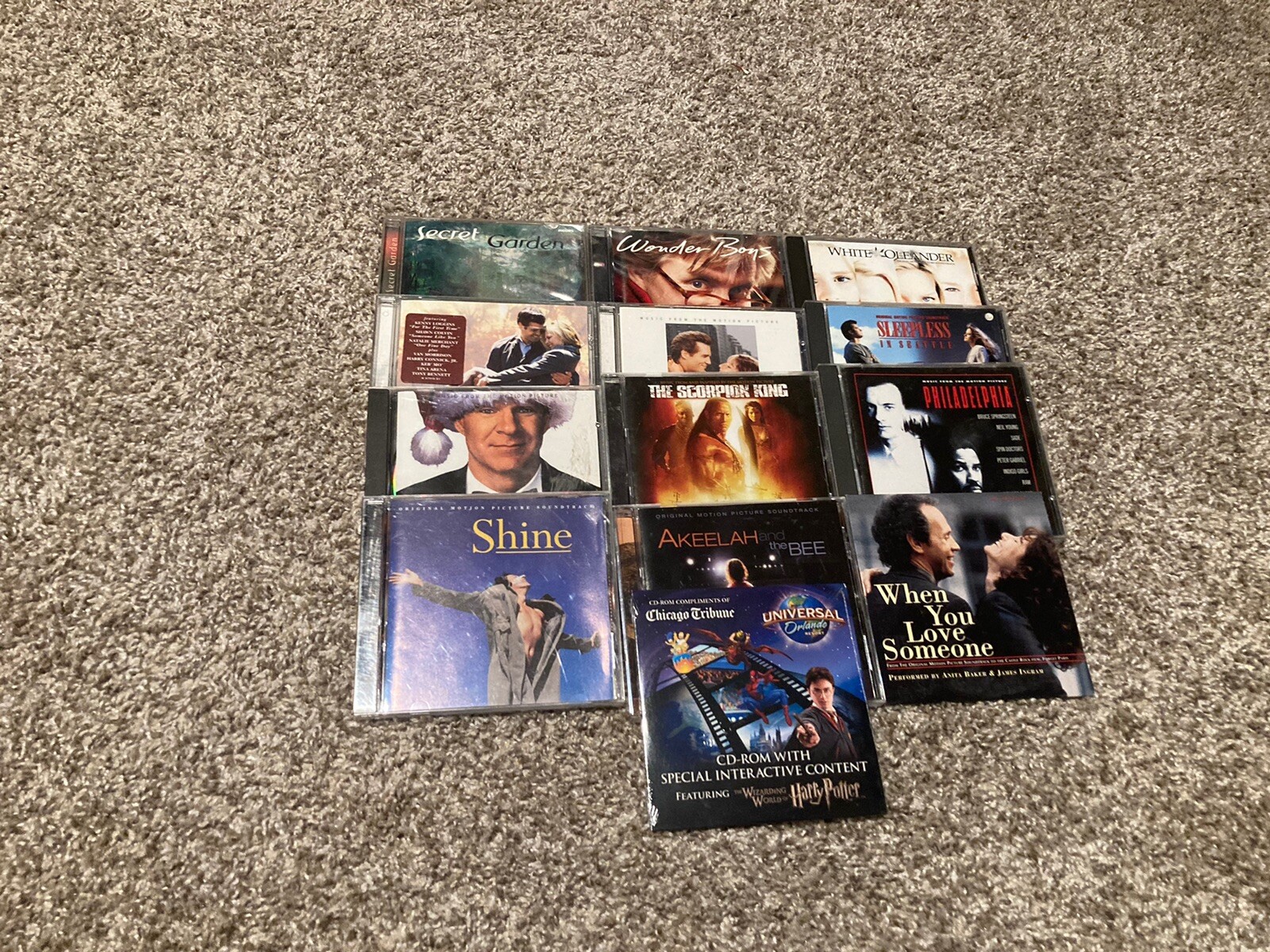 Movie Soundtrack Lot Of 12 + Demo Disc