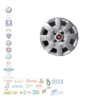 Kit 4 Copricerchi Per Fiat Panda 2006 - Adattabili Cerchi Originali 14" Logo Rosso - Foto 7