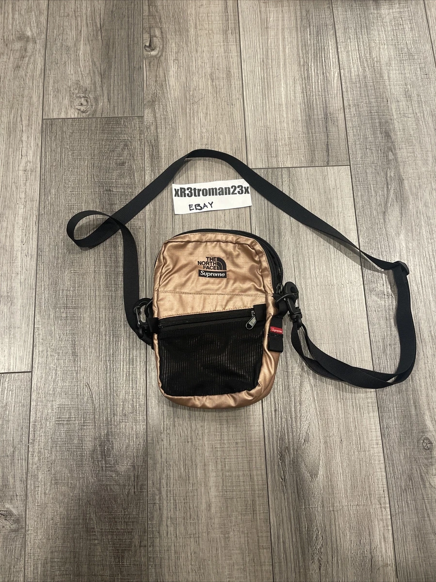 Supreme The North Face Metallic Shoulder Bag Rose Gold S/S 18