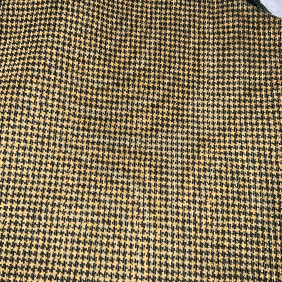 Chaleco Hombre Talla S Pequeño Disfraz Victoriano Eduardiano Terciopelo Tostado Oliva Cuadros Foto 3 de 4